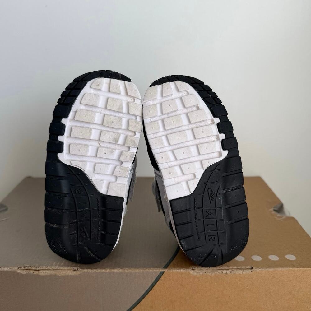 Nike Airmax 1 Easyon White/Black Toddler Sneakers- SZ 7 C - Picture 10 of 11